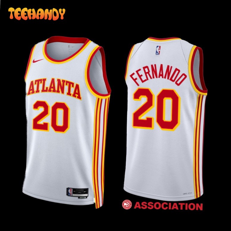 Atlanta Hawks Bruno Fernando 2022-23 Association Edition Jersey White