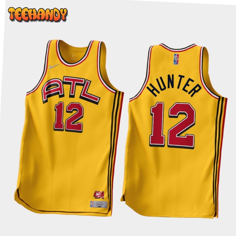 Atlanta Hawks De’Andre Hunter 2022-23 Gold Earned Edition Jersey