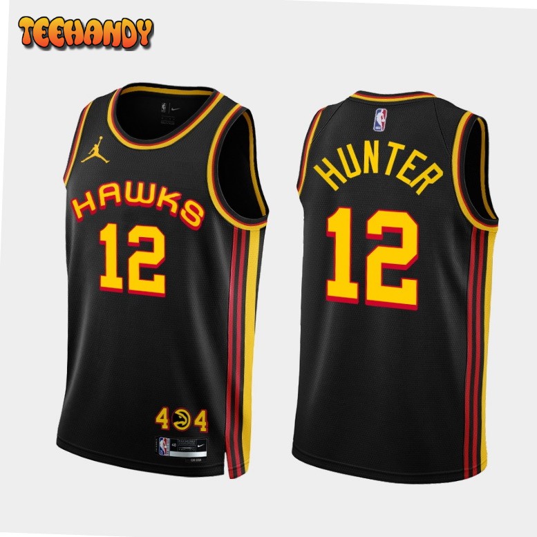 Atlanta Hawks De’Andre Hunter 2022-23 Statement Edition Jersey Black