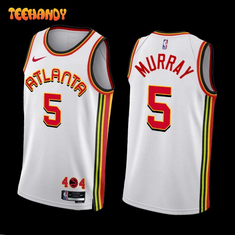 Atlanta Hawks Dejounte Murray 2022-23 Association Edition Jersey White