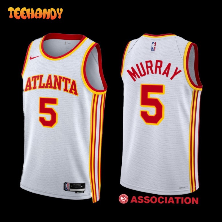 Atlanta Hawks Dejounte Murray 2023 Association Edition Jersey White