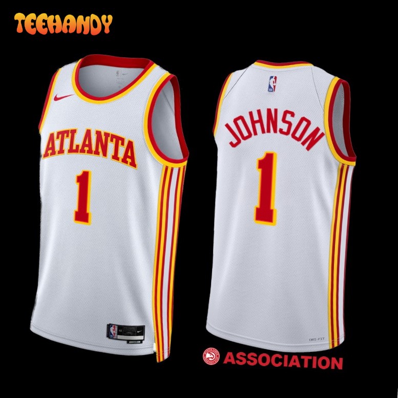 Atlanta Hawks Jalen Johnson 2022-23 Association Edition Jersey White