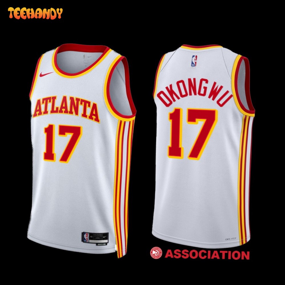 Atlanta Hawks Onyeka Okongwu 2022-23 Association Edition Jersey White