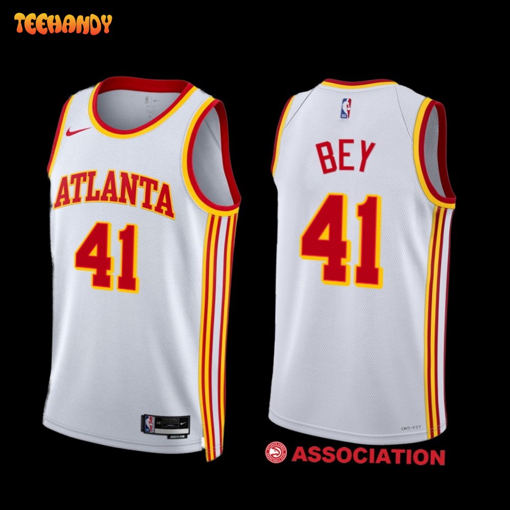 Atlanta Hawks Saddiq Bey 2022-23 Association Edition Jersey White