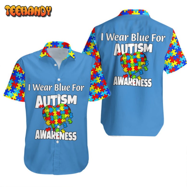 Autism Awareness Cool Design Aloha Hawaiian Shirt