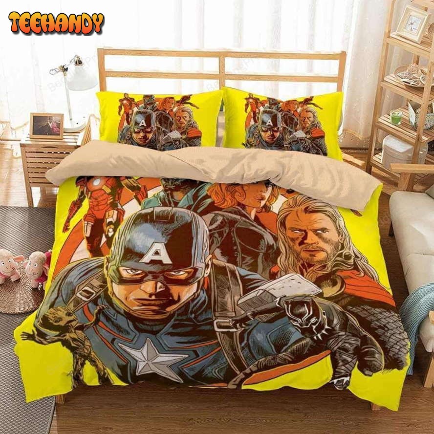 Avengers Super Heroes Painting Duvet Cover Bedding Sets