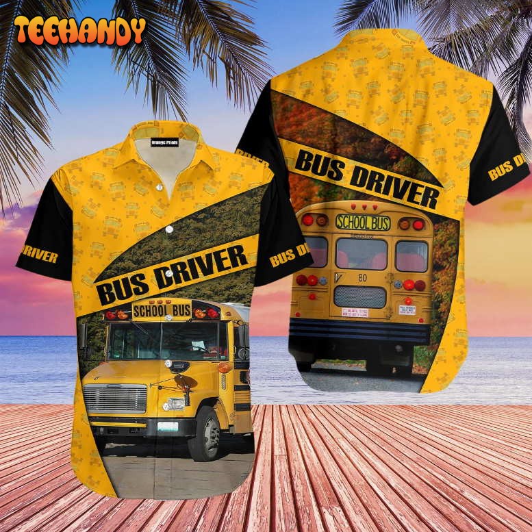 Back To School Bus Driver Hawaiian Shirt