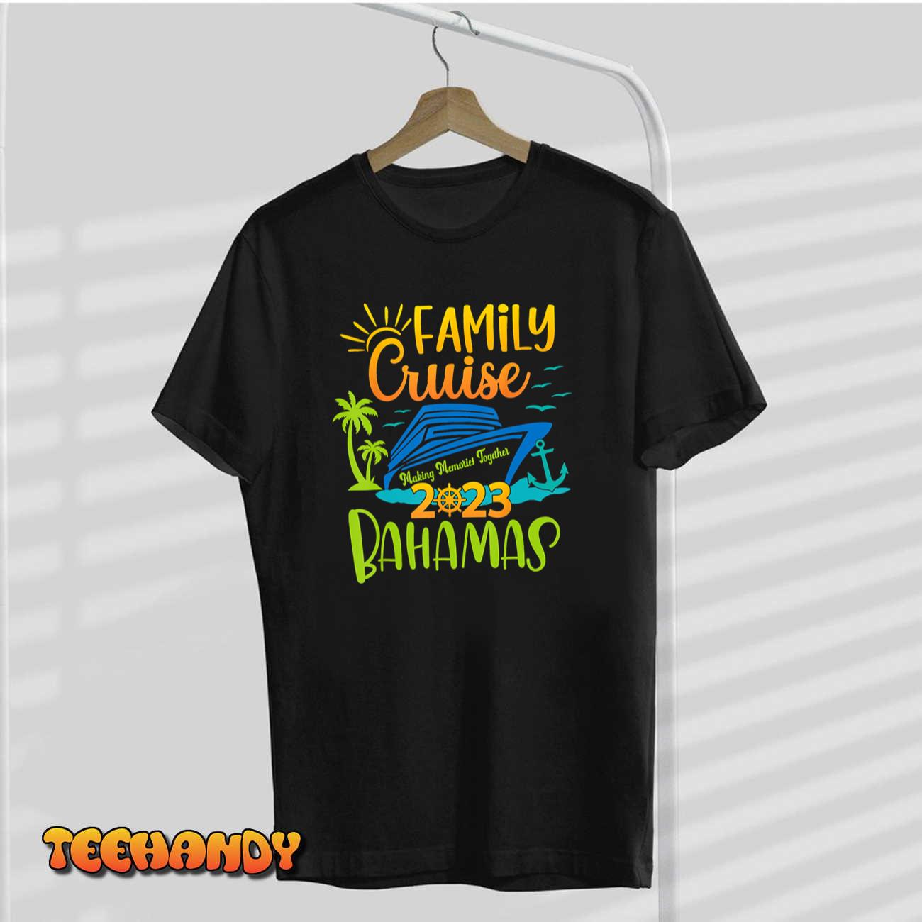 Bahamas Cruise 2023 Family Friends Group Vacation Matching T-Shirt