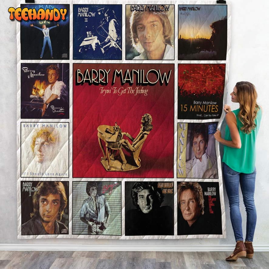 Barry Manilow Albums Quilt Blanket