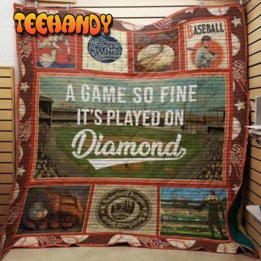 Baseball Diamond 3D Customized Quilt Blanket