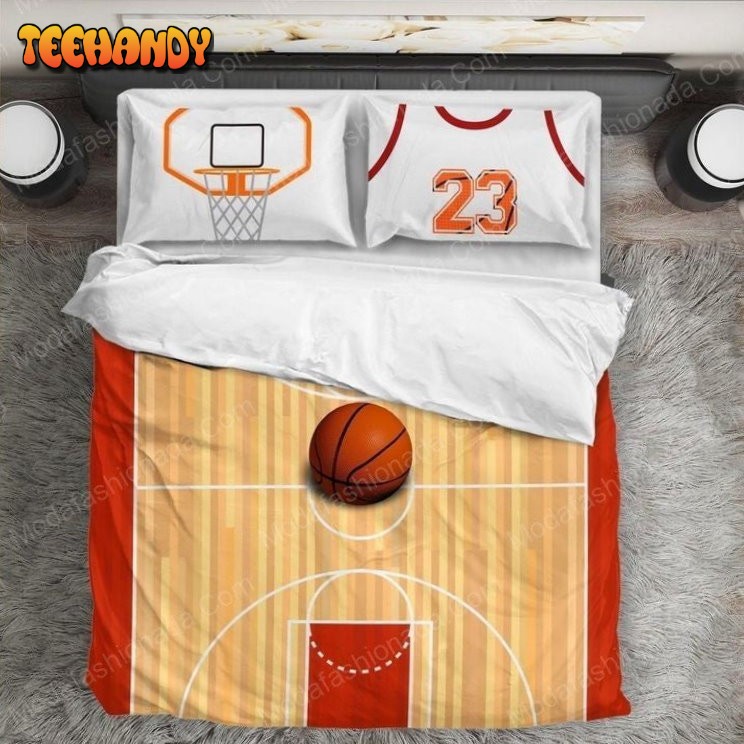 Basketball Wood Court Sport 13 Bedding Sets