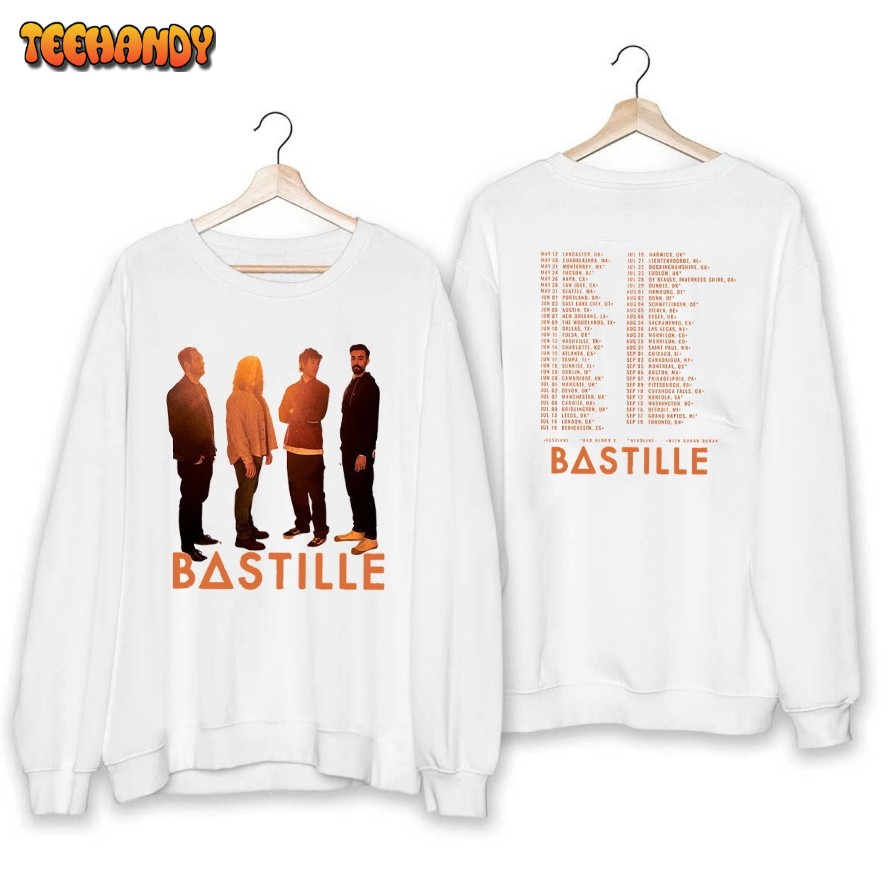 Bastille 2023 North American Tour Shirt, Bastille Band Fan Shirt