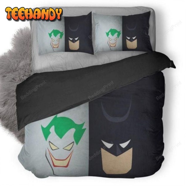 Batman And Joker Iconic Colors Duvet Cover Bedding Sets