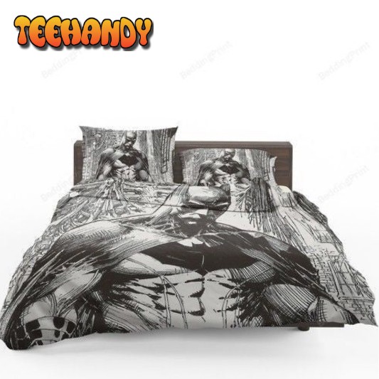 Batman Black And White Comic Art 3d Duvet Cover Bedding Sets