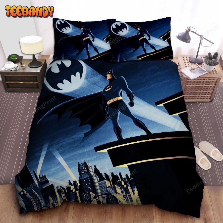 Batman Gotham City Under Siege Artwork Duvet Cover Bedding Sets