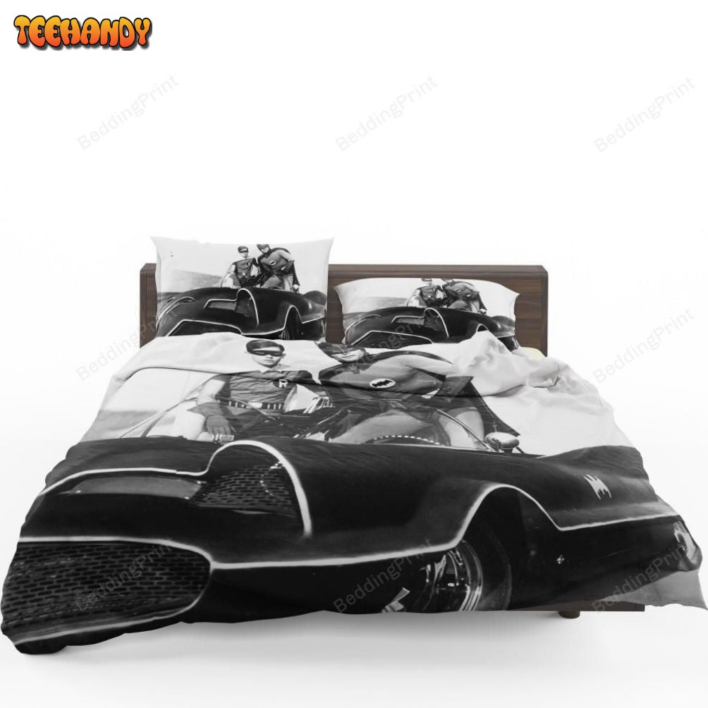 Batman Robin Tv Show Dc Comics Adam West Burt Ward Duvet Cover Bedding Sets