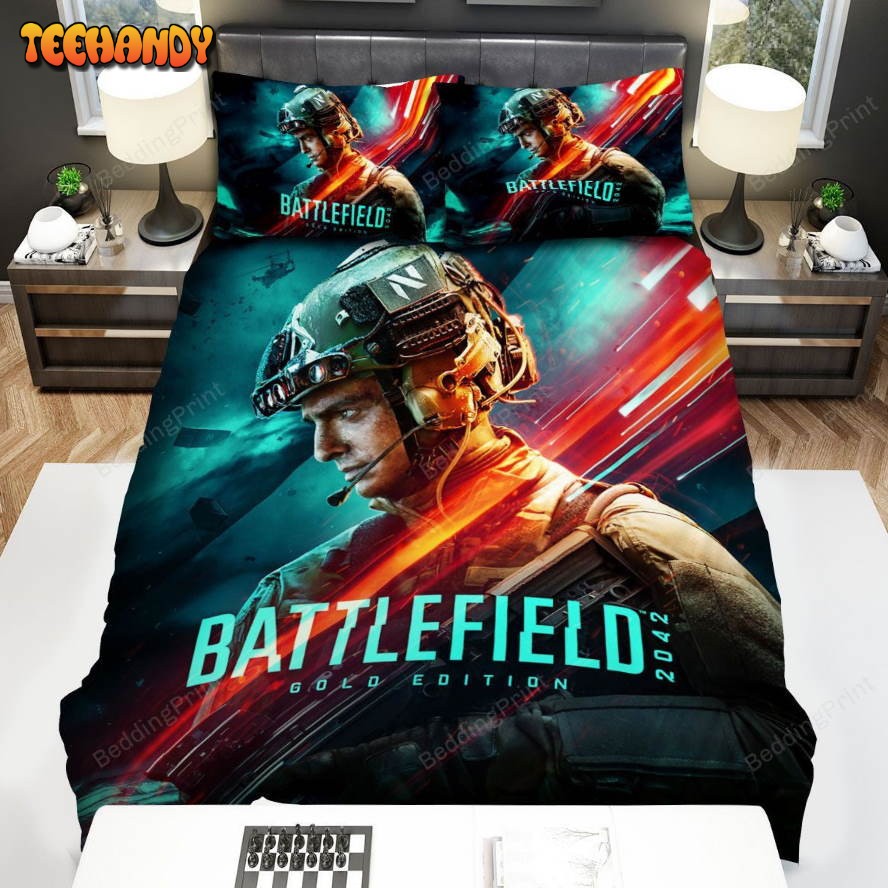 Battlefield 2042 Game Bed Sheets Duvet Cover Bedding Sets