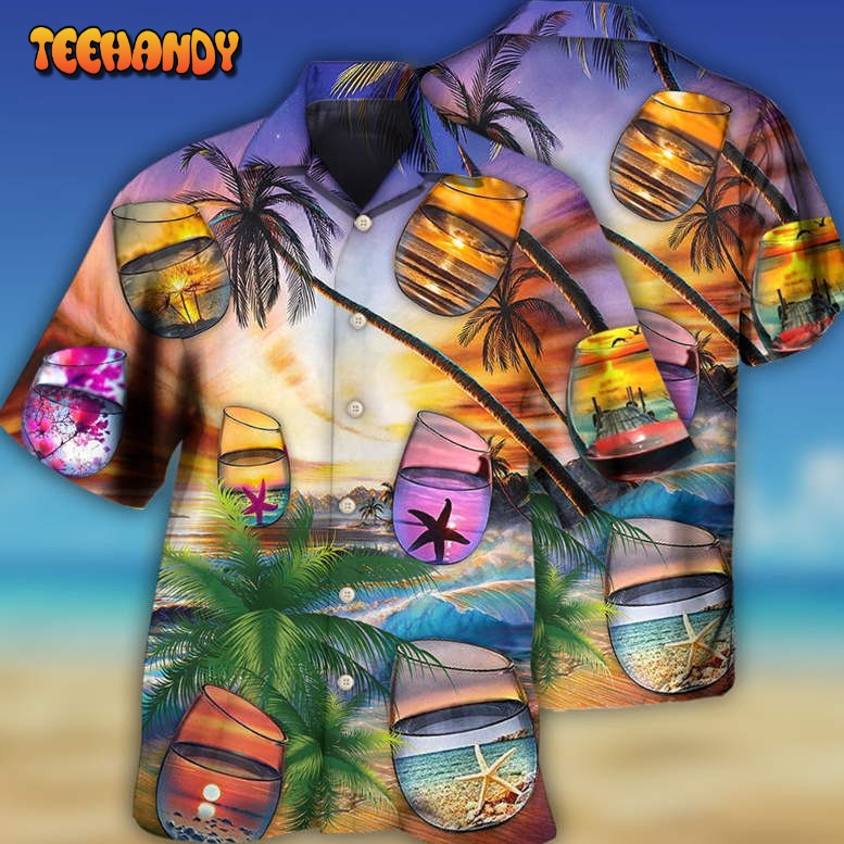 Beach Cocktail Style Hawaiian Shirt