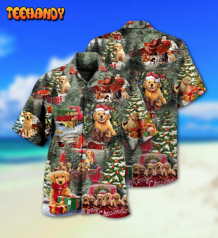 Beagle Dogs Love Christmas Every Time Hawaiian Shirt