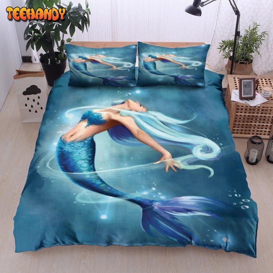 Beautiful Mermaid In The Ocean Duvet Cover Bedding Sets