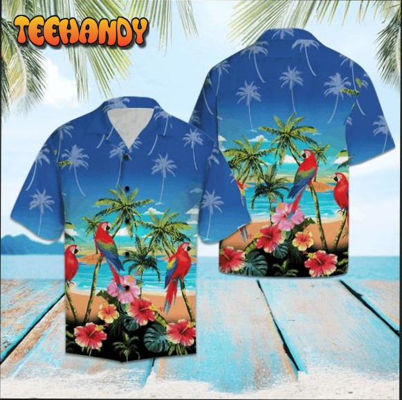 Beautiful Parrot Cool Design Aloha Hawaiian Shirt