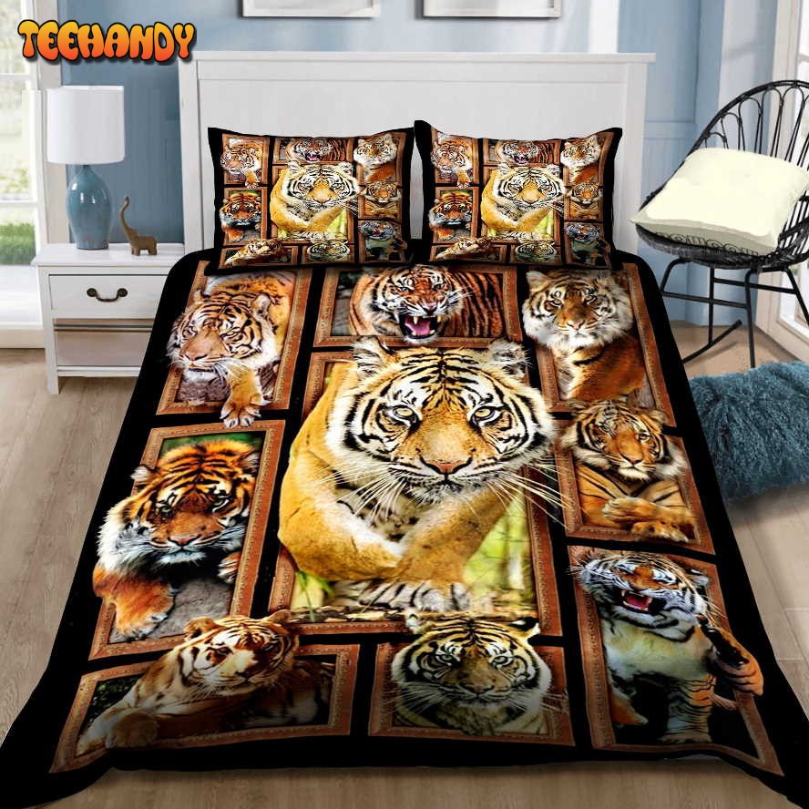 Beautiful Tiger Bed Sheets Duvet Cover Bedding Sets