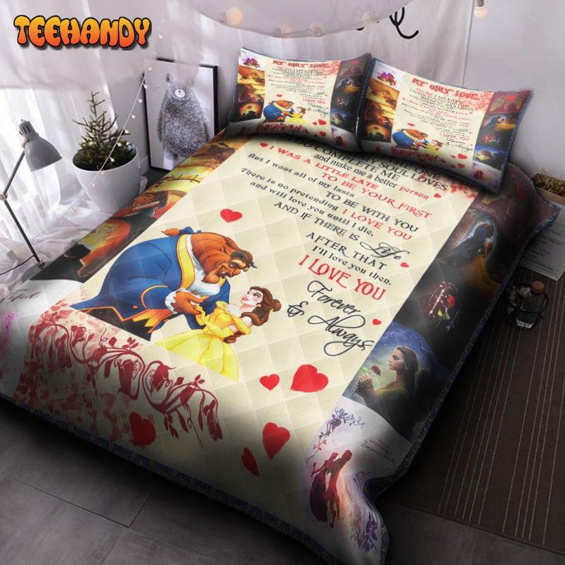 Beauty And The Beast Love Duvet Cover Bedding Sets