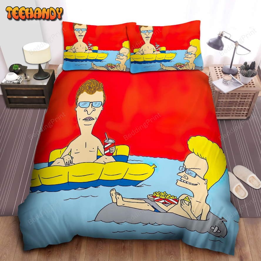 Beavis And Butt-Head Summer Vacation Vibe Duvet Cover Bedding Sets