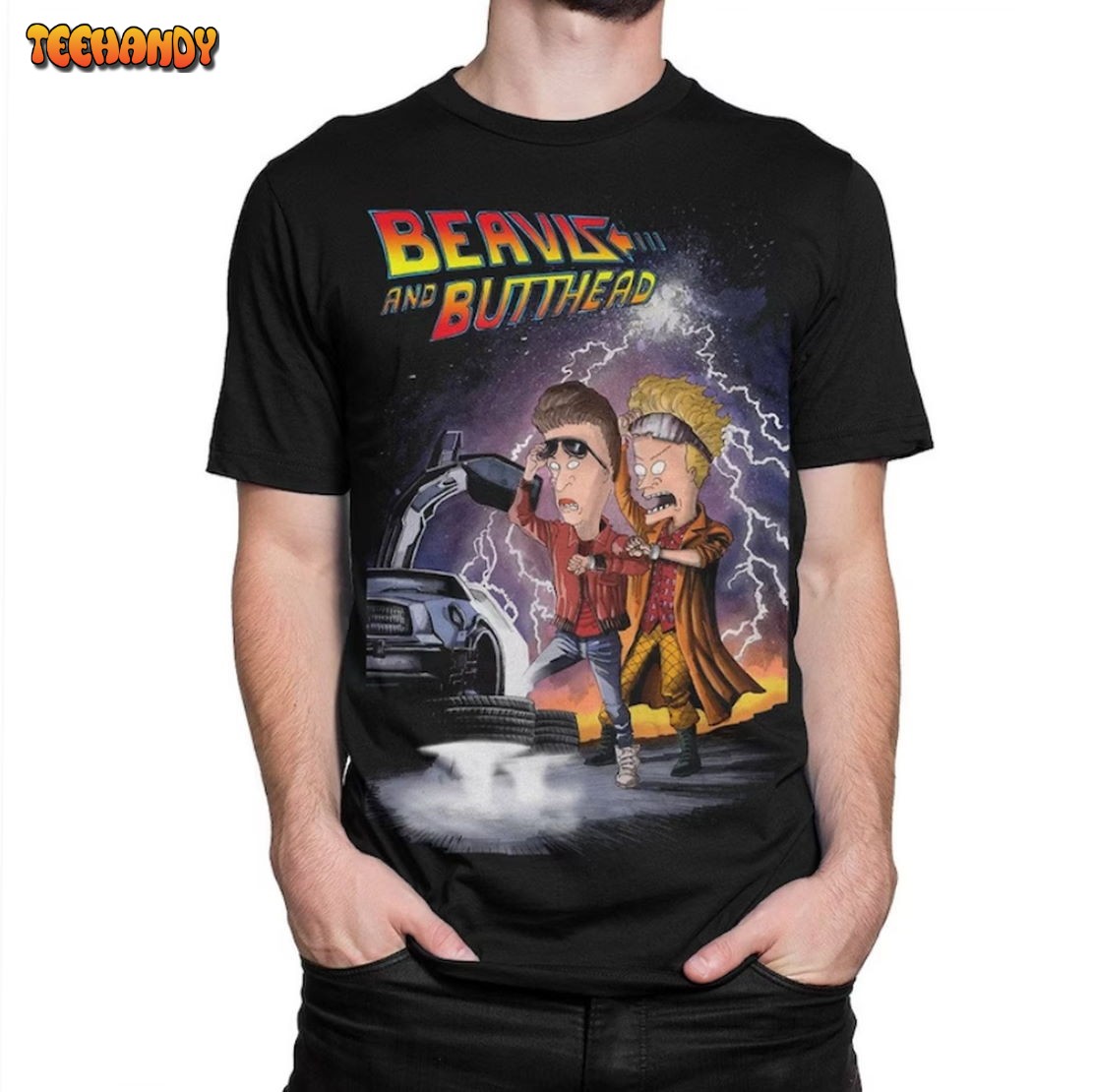 Beavis and Butt-Head x Back to the Future T-Shirt