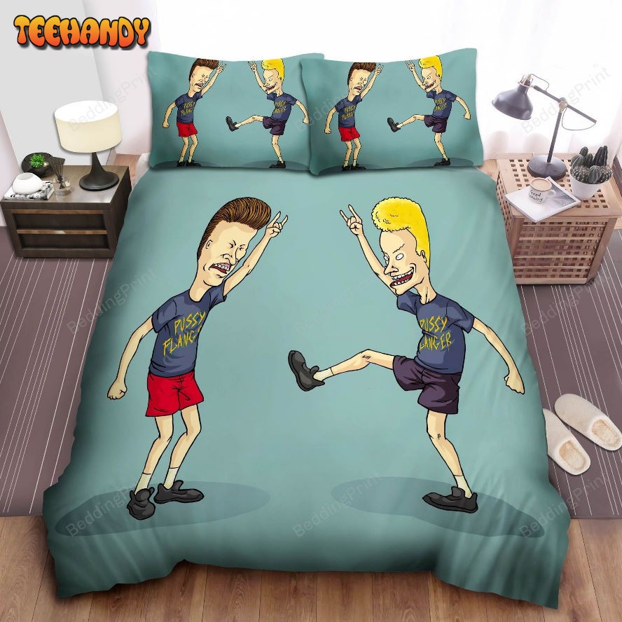 Beavis And Butthead Rock And Roll Duvet Cover Bedding Sets