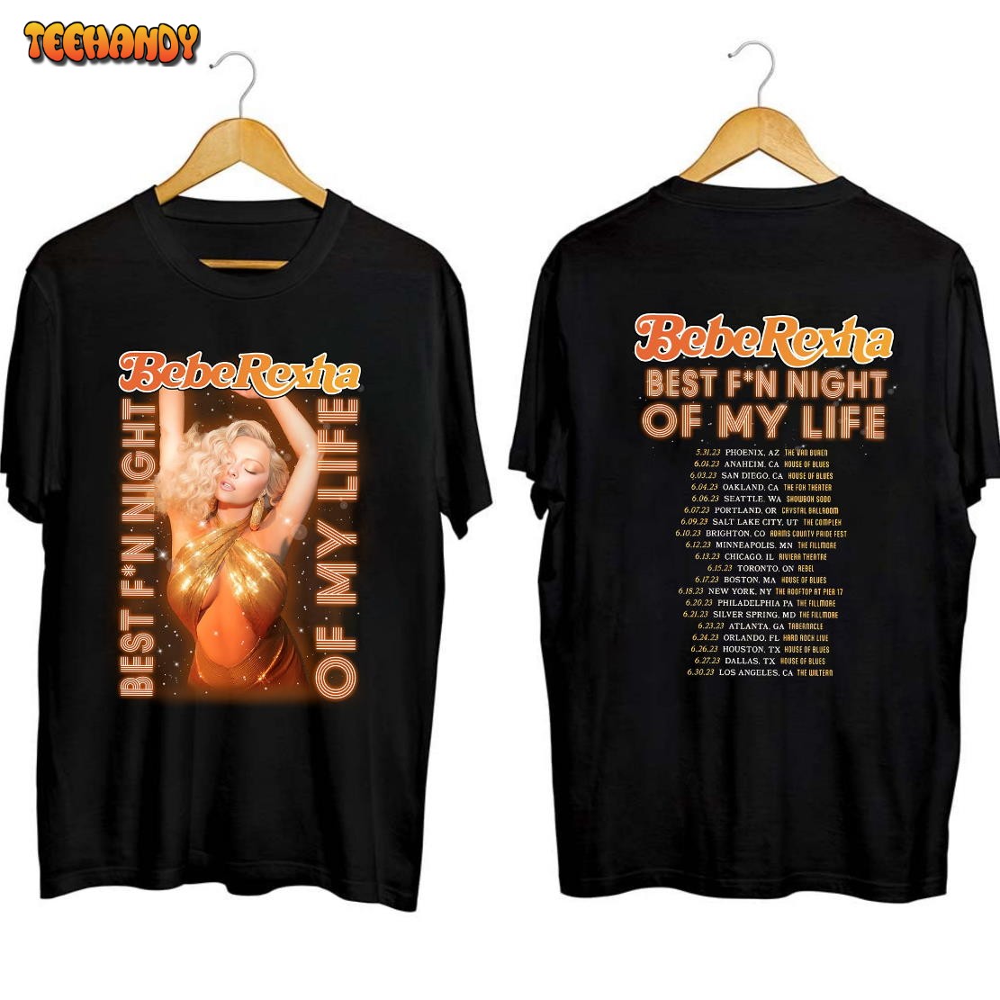 Bebe Rexha Best F’n Night of My Life Tour 2023 Shirt, Bebe Rexha Fan Shirt