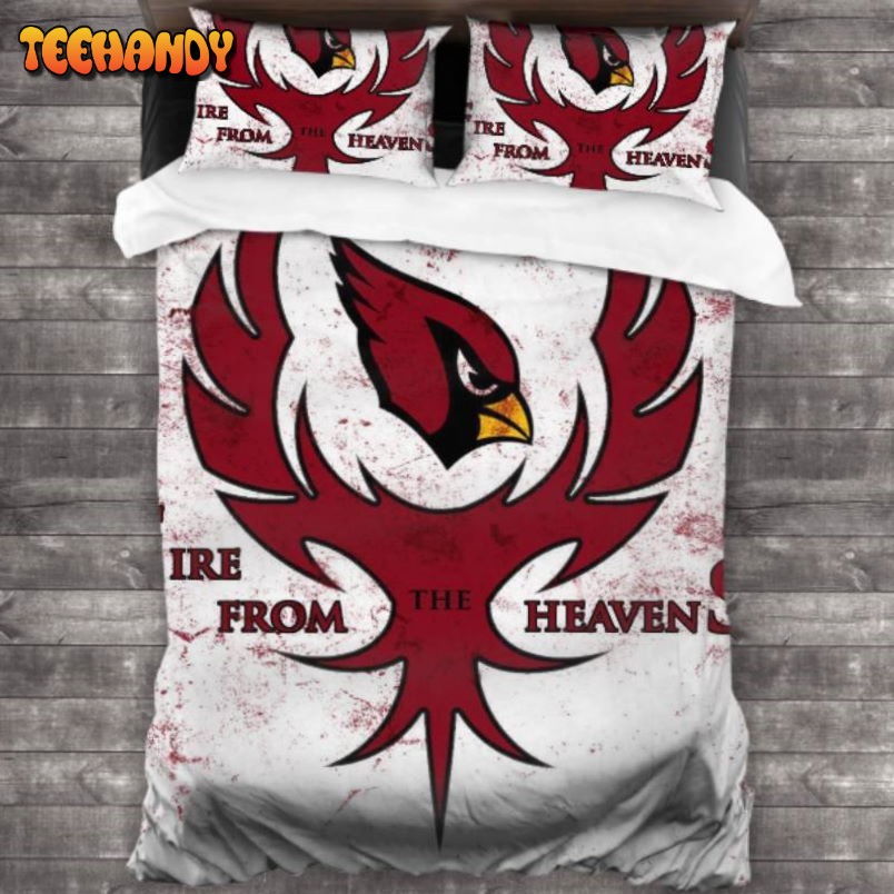 Bedding Sets with 3 Pieces Arizona Cardinals Logo Bedding Sets