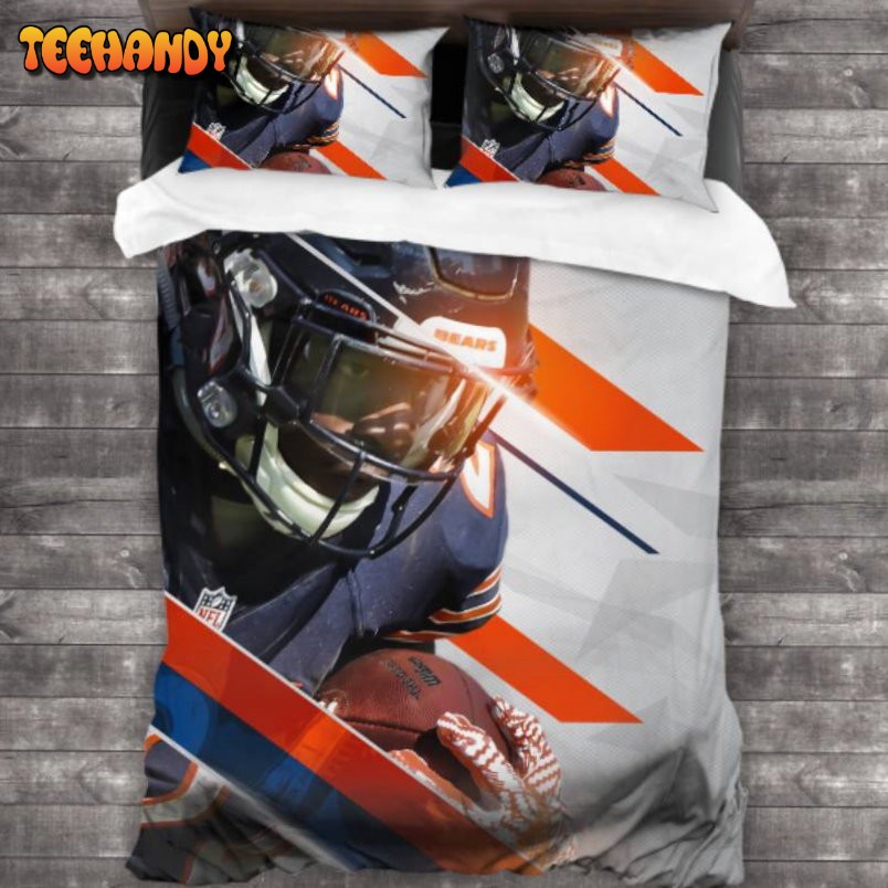 Bedding Sets With 3 Pieces Chicago Bears Logo Bedding Sets