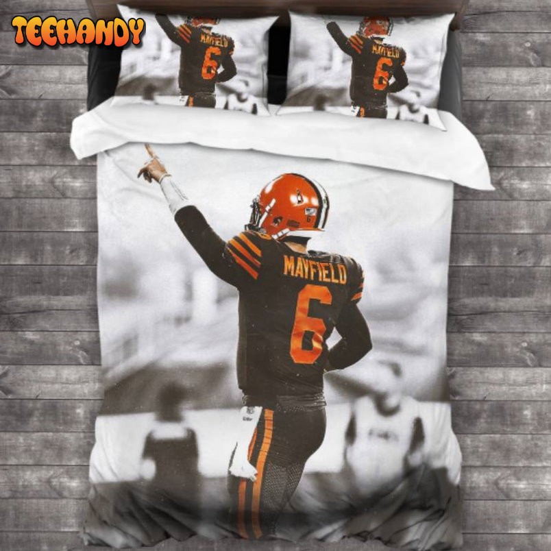 Bedding Sets with 3 Pieces Cleveland Browns Logo Bedding Sets