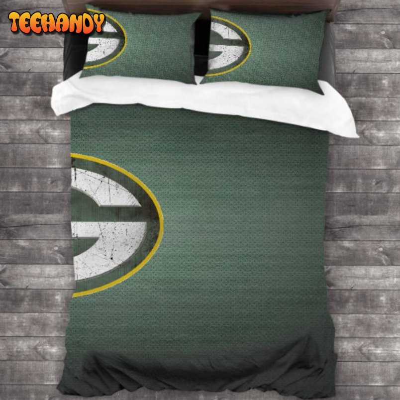 Bedding Sets with 3 Pieces Green Bay Packers Logo Bedding Sets