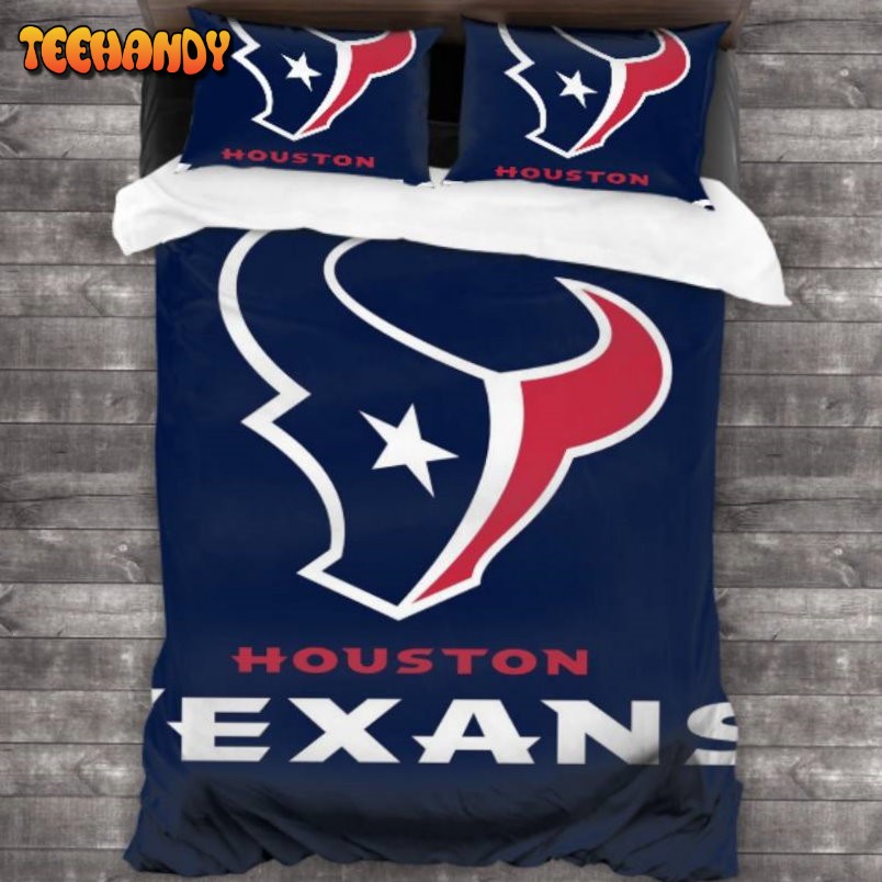 Bedding Sets with 3 Pieces Houston Texans Logo Bedding Sets