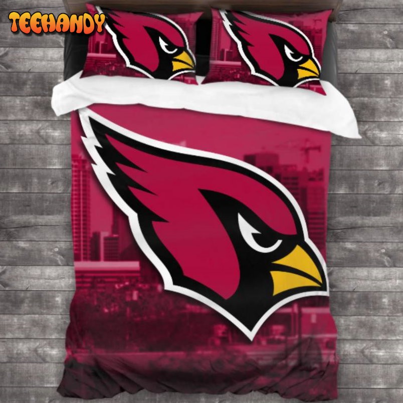 Bedding Sets with 3 Pieces NFL Arizona Cardinals Logo Bedding Sets