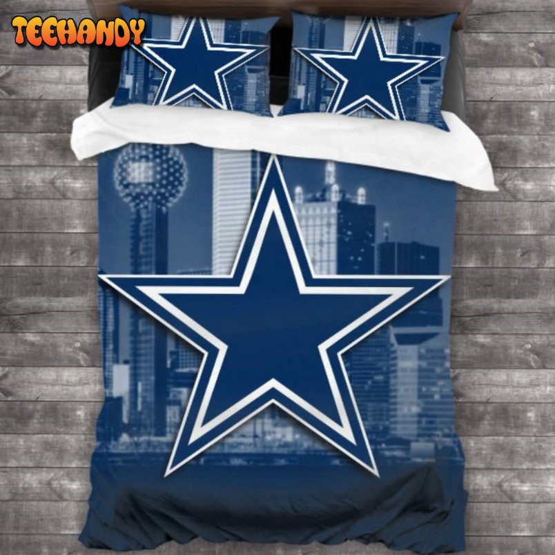 Bedding Sets with 3 Pieces NFL Dallas Cowboys Logo Bedding Sets