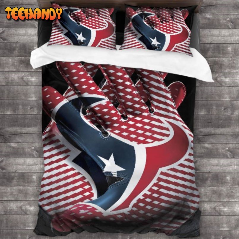 Bedding Sets with 3 Pieces NFL Houston Texans Logo Bedding Sets