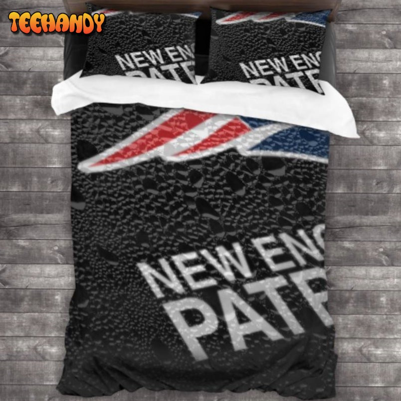 Bedding Sets with 3 Pieces NFL New England Patriots Logo Bedding Sets