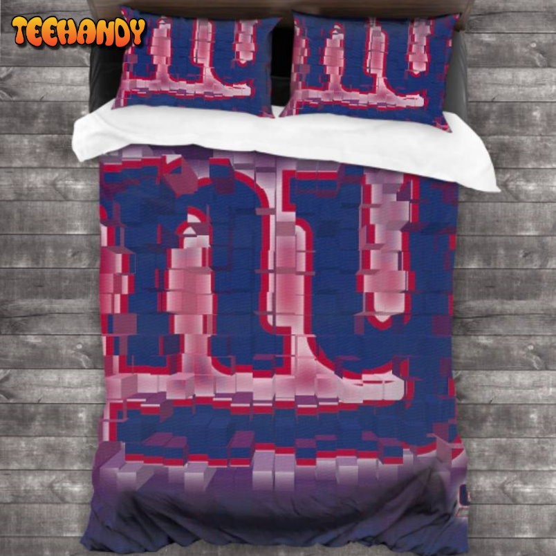 Bedding Sets with 3 Pieces NFL New York Giants Logo Bedding Sets