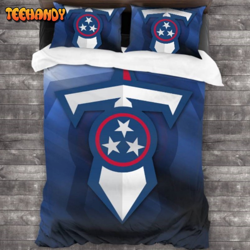 Bedding Sets with 3 Pieces NFL Tennessee Titans Logo Bedding Sets