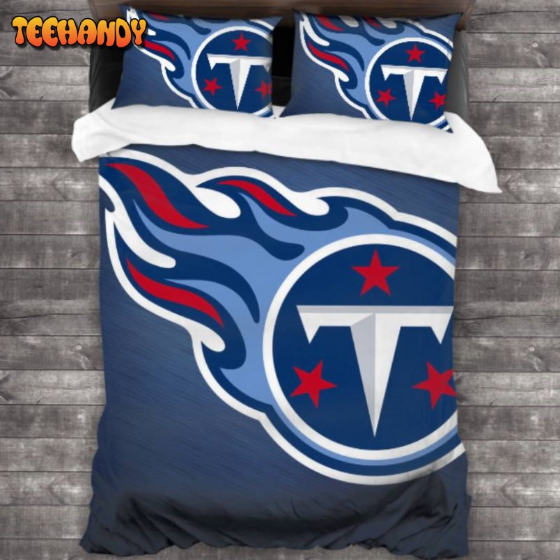 Bedding Sets with 3 Pieces Tennessee Titans Logo Bedding Sets