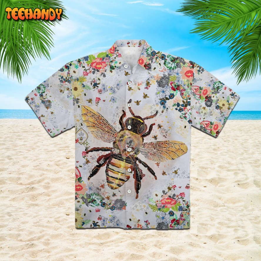 Bee Colorful Hawaiian Shirt