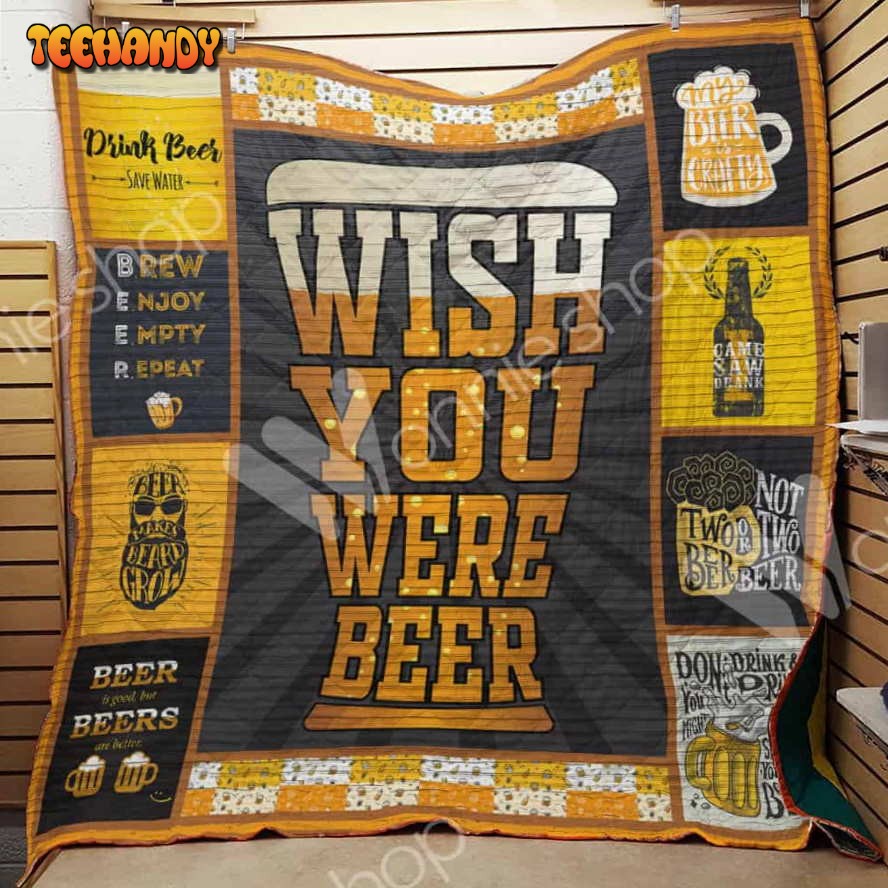 Beer 3D Customized Quilt Blanket