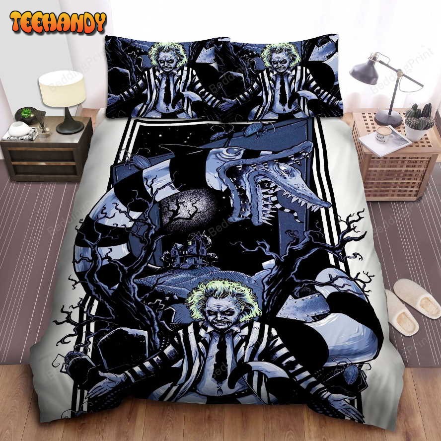 Beetlejuice And Sandworm Duvet Cover Bedding Sets