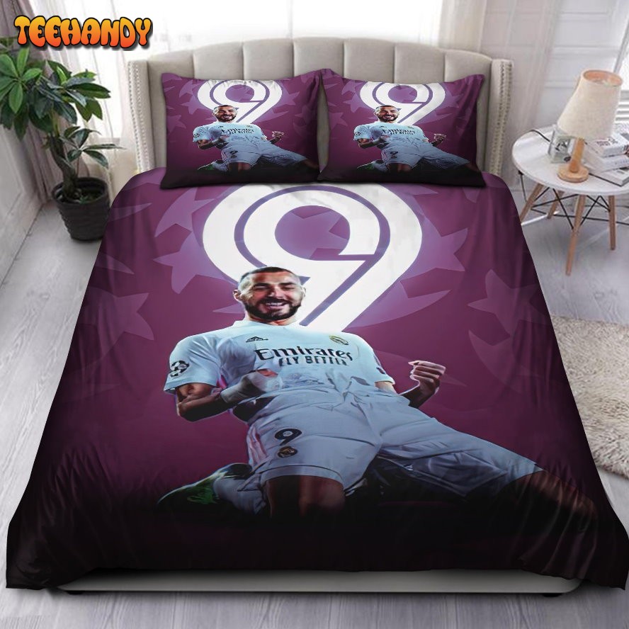 Benzema Legend Real Madrid Laliga 22 Bedding Sets