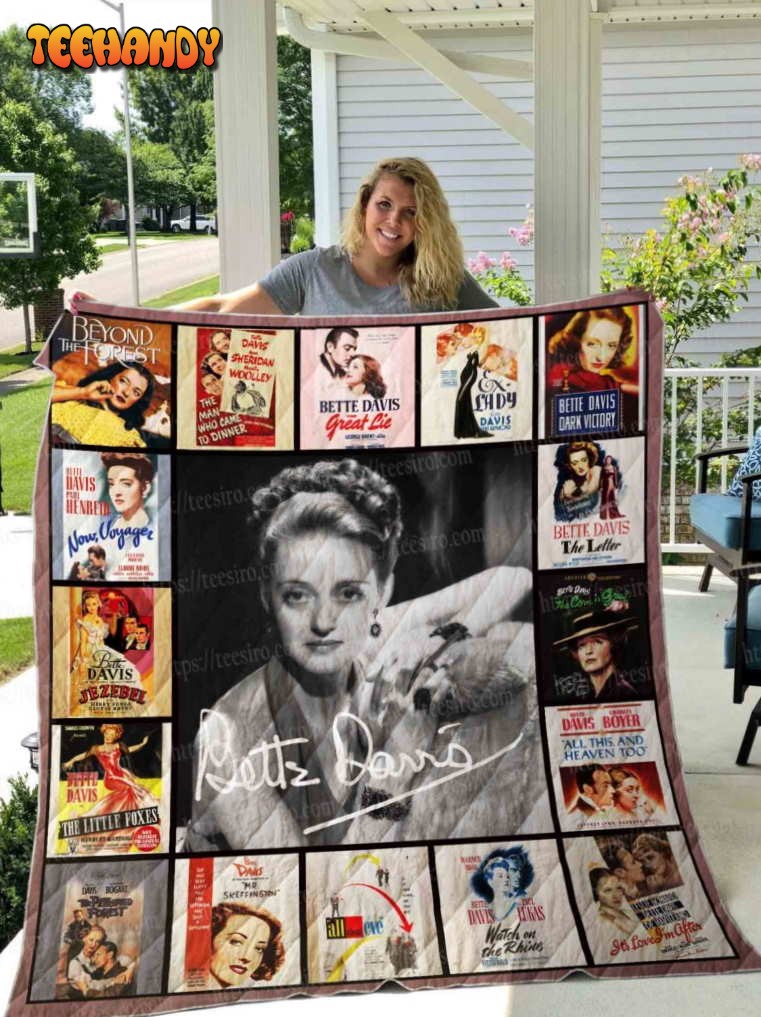 Bette Davis 3D Quilt Blanket