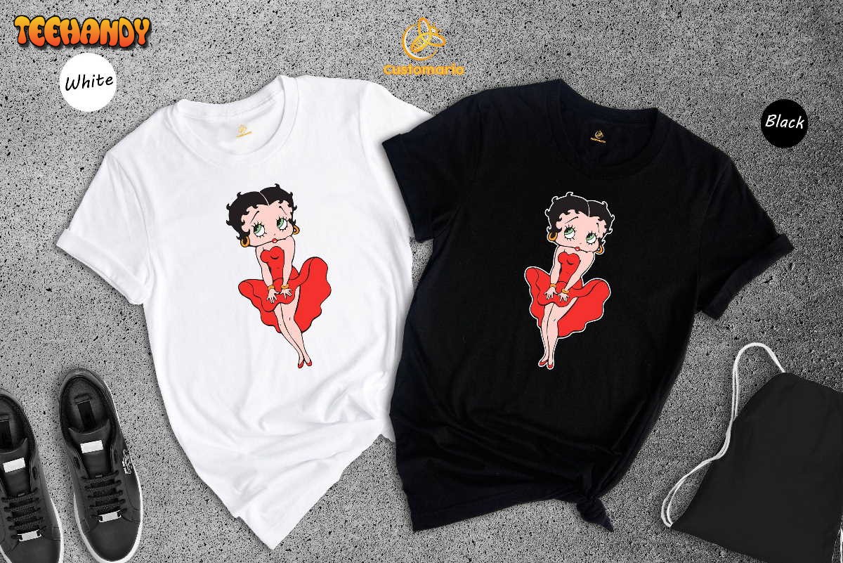 Betty Boop T-shirt, Vintage Betty Boop Shirt Birthday Gift for Mom