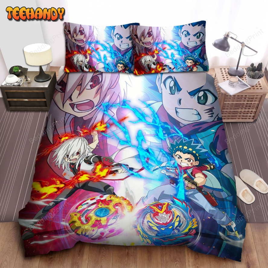 Beyblade Battle Bed Sheets Duvet Cover Bedding Sets